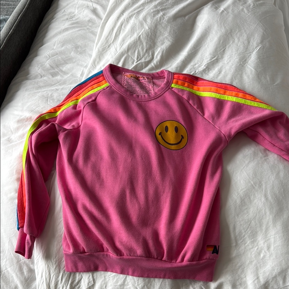 Aviator Nation Smiley Face Sweatshirt